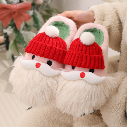 Cute Christmas Santa Claus Slippers