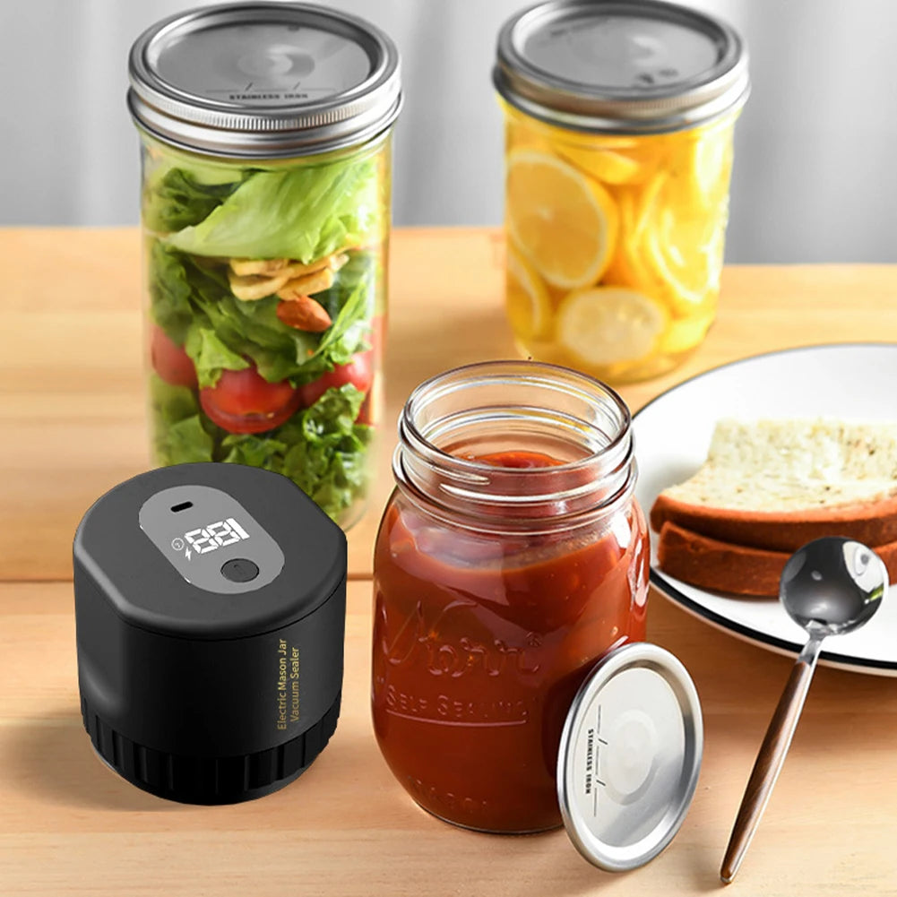 Electric Mason Jar Vacuum Sealer